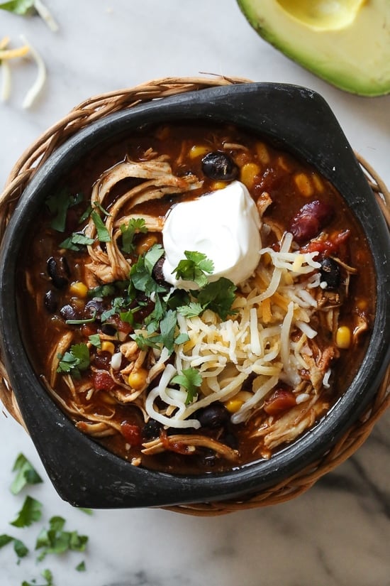 Instant Pot Chicken Taco Chili