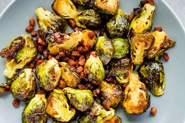 AIR FRYER BRUSSELS SPROUTS