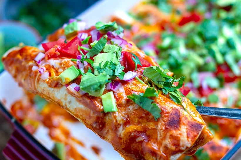 Chipotle Chicken Enchiladas In Instant Pot