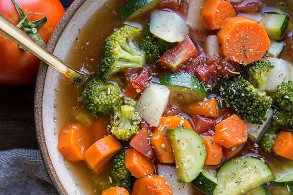 EASY VEGETABLE SOUP RECIPE 