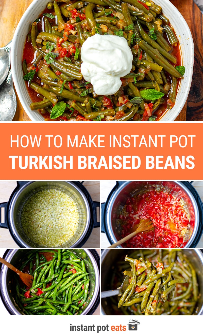 Instant Pot Braised Green Beans (Turkish-Style)