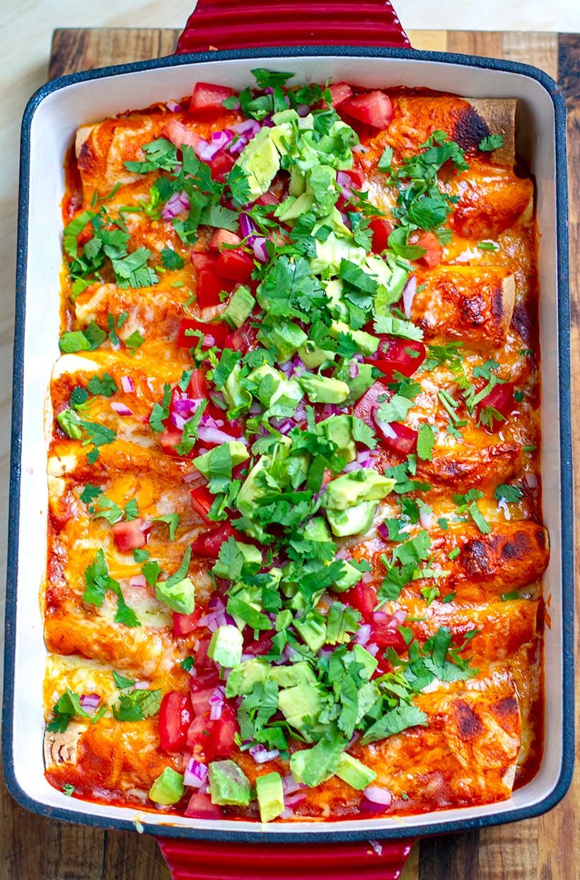 Instant Pot Chicken Enchiladas In Chipotle Sauce