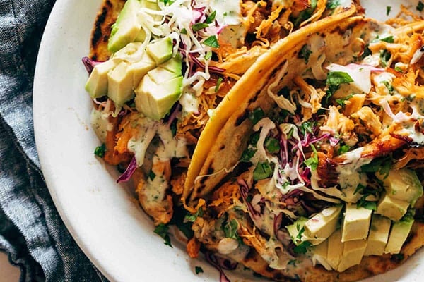 Instant Pot Buffalo Chicken Tacos