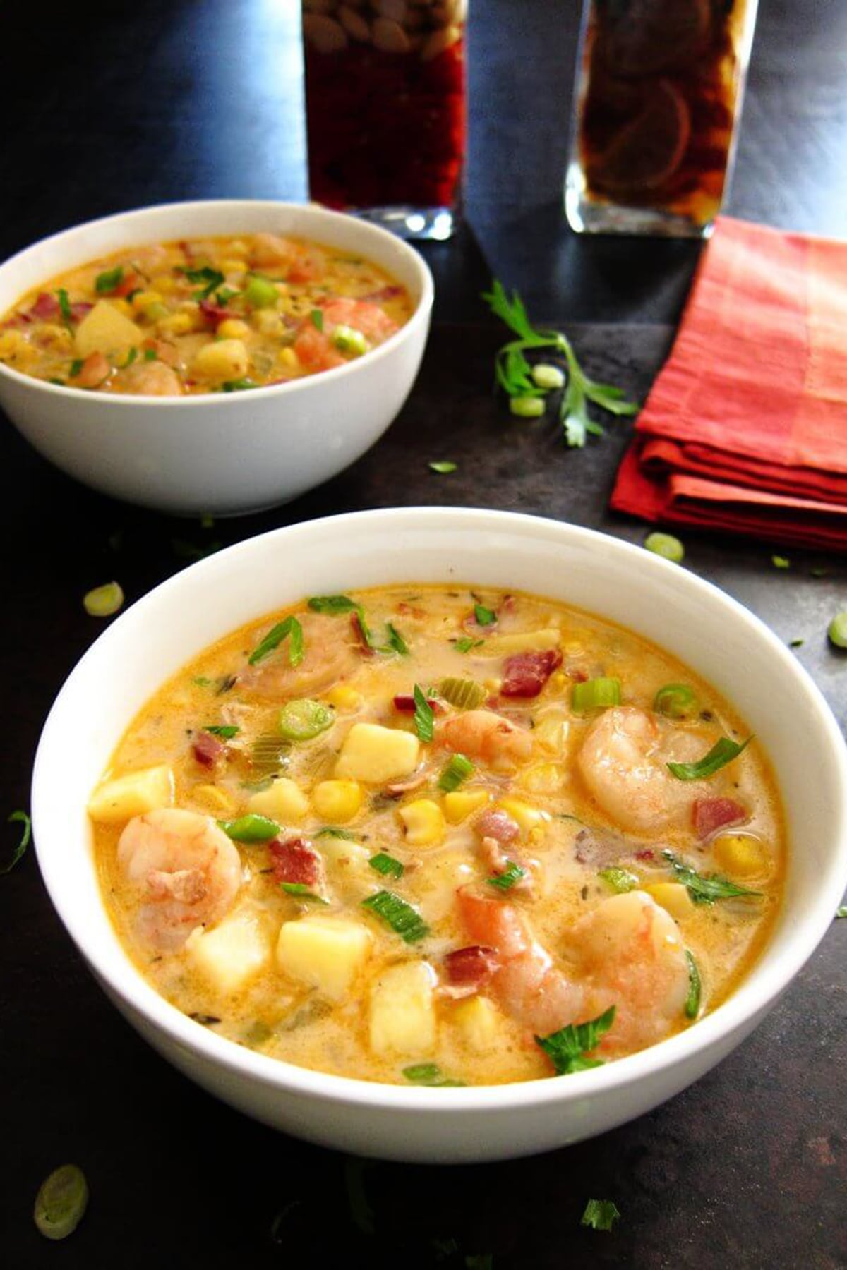 Creamy Instant Pot Chipotle Shrimp Soup