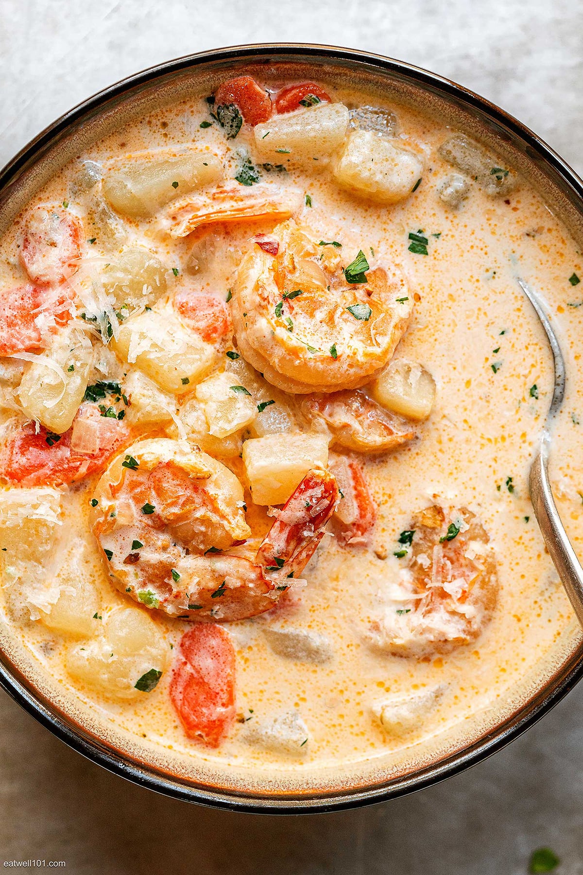 Instant Pot Creamy Shrimp Soup