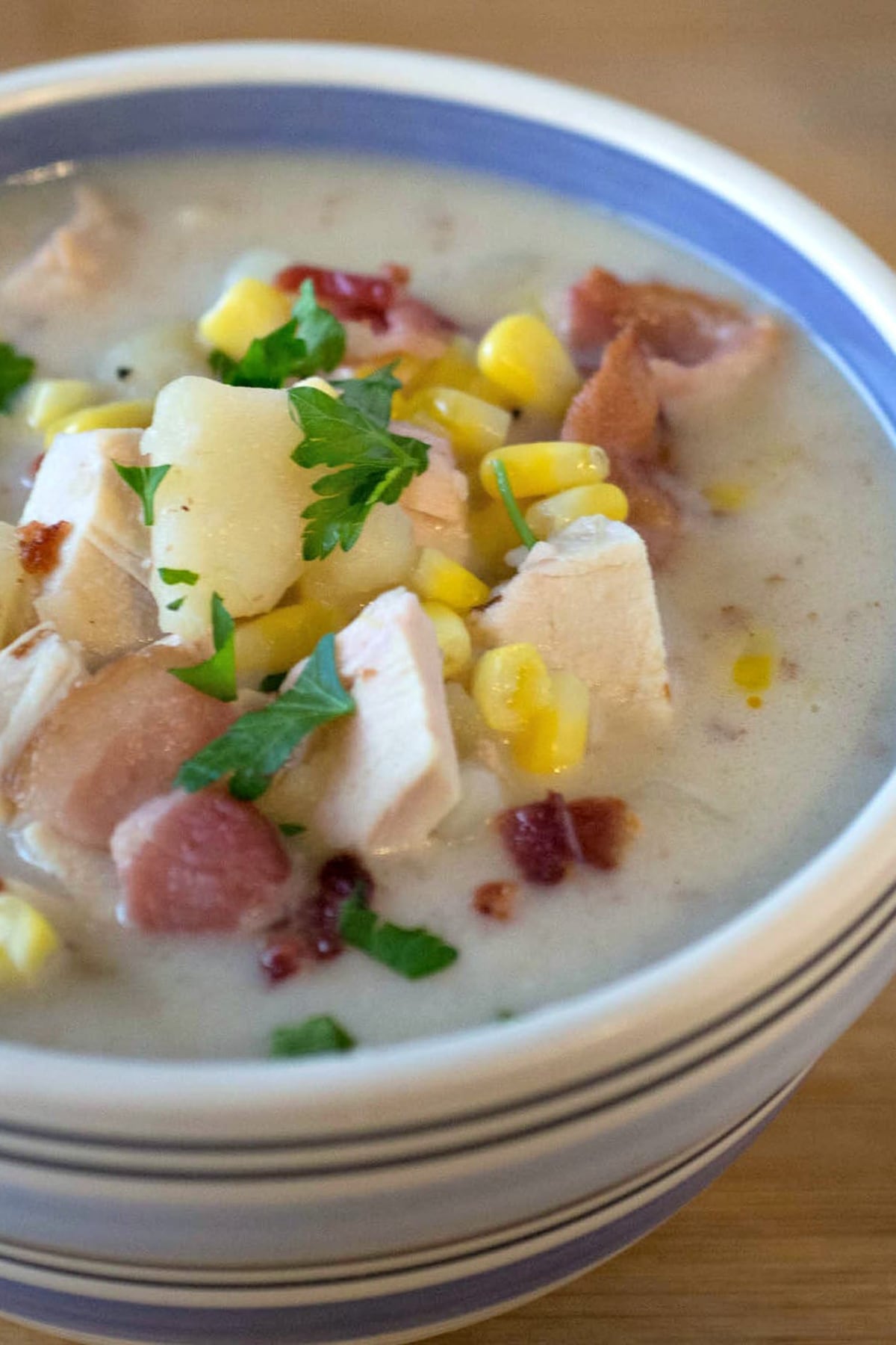 Instant Pot Turkey Corn Chowder