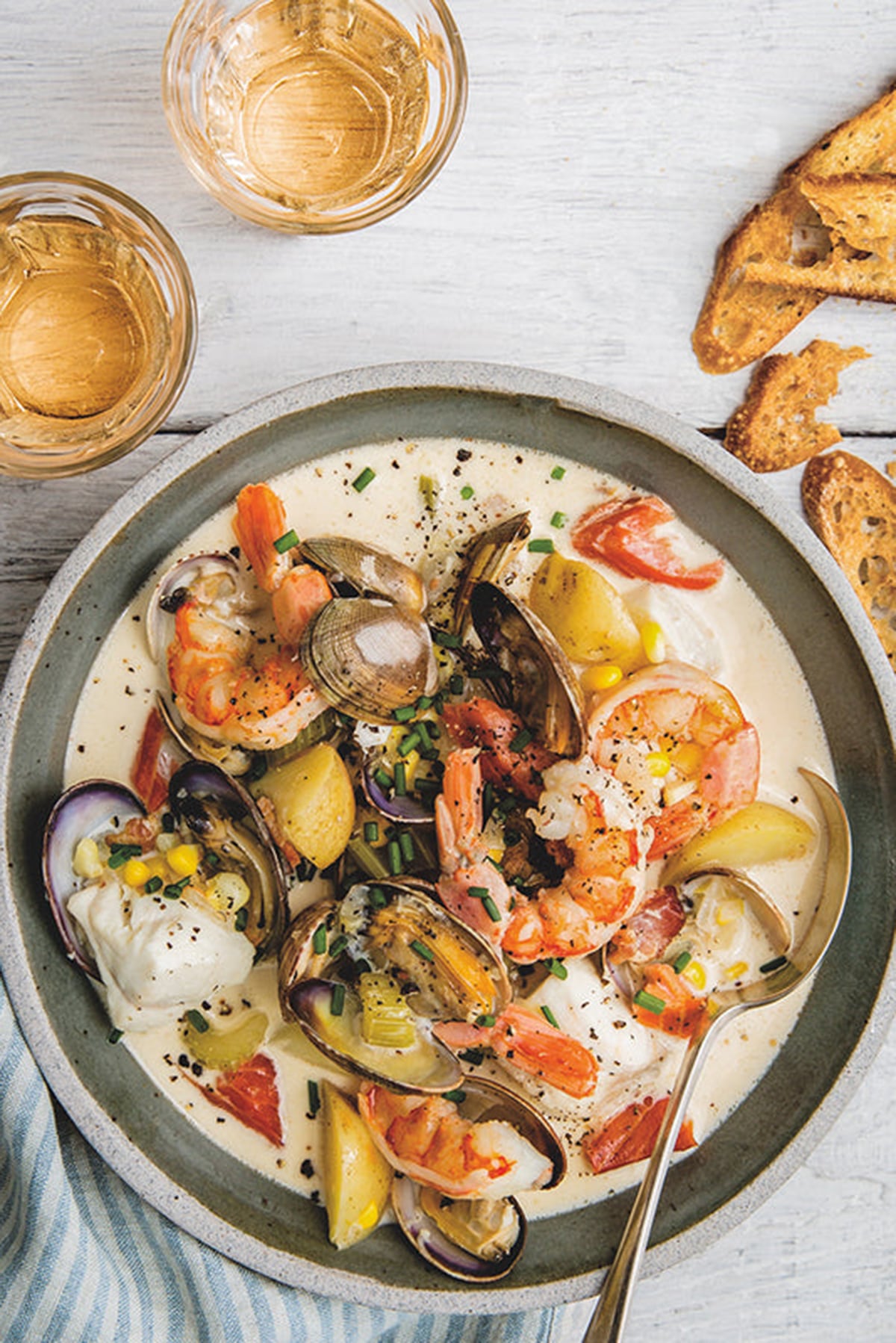 Smoky Seafood Chowder