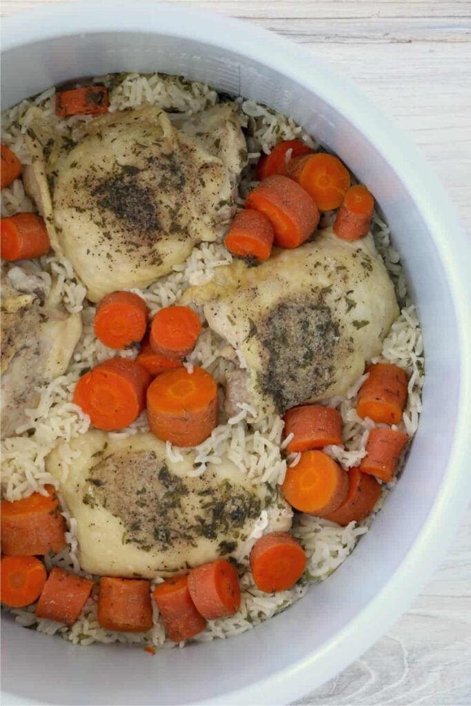 Instant Pot Frozen Chicken and Rice