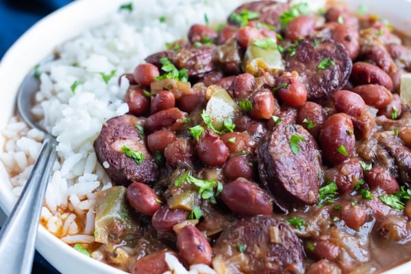 INSTANT POT RED BEANS AND RICE