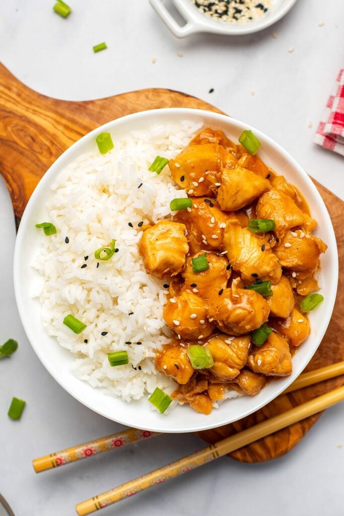 Instant Pot Orange Chicken (Step-By-Step)