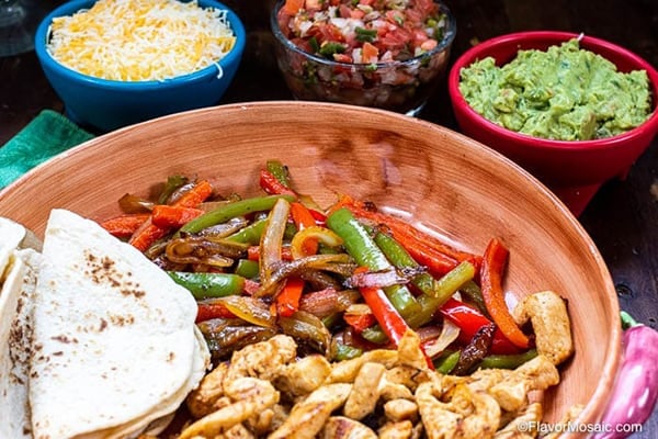 MARINATED INSTANT POT CHICKEN FAJITAS