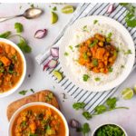 Vegan Tikka Masala With Chickpeas & Sweet Potatoes (Instant Pot Recipe)
