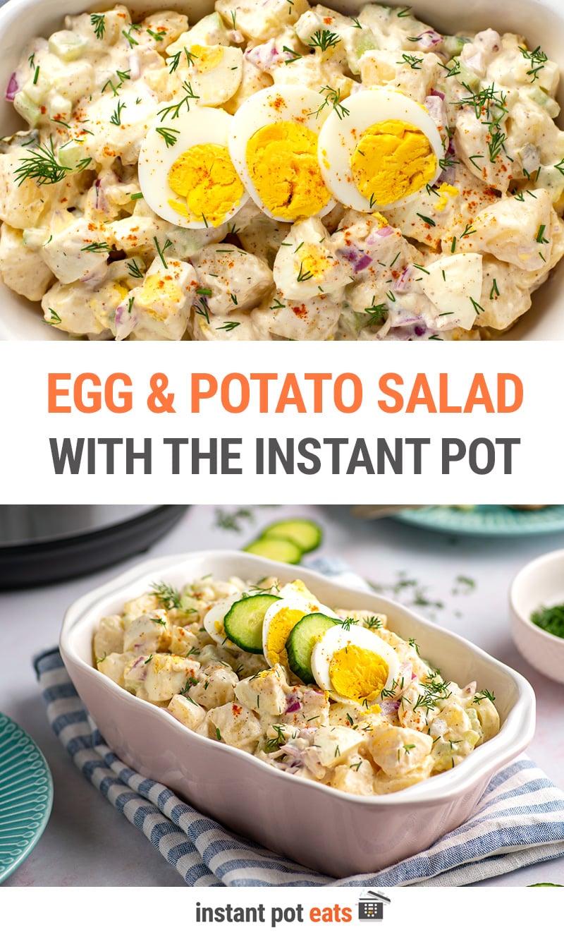 Instant Pot Potato Salad With Eggs & Creamy Dressing