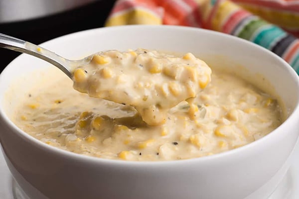 INSTANT POT VANILLA JALAPEÑO CORN CHOWDER