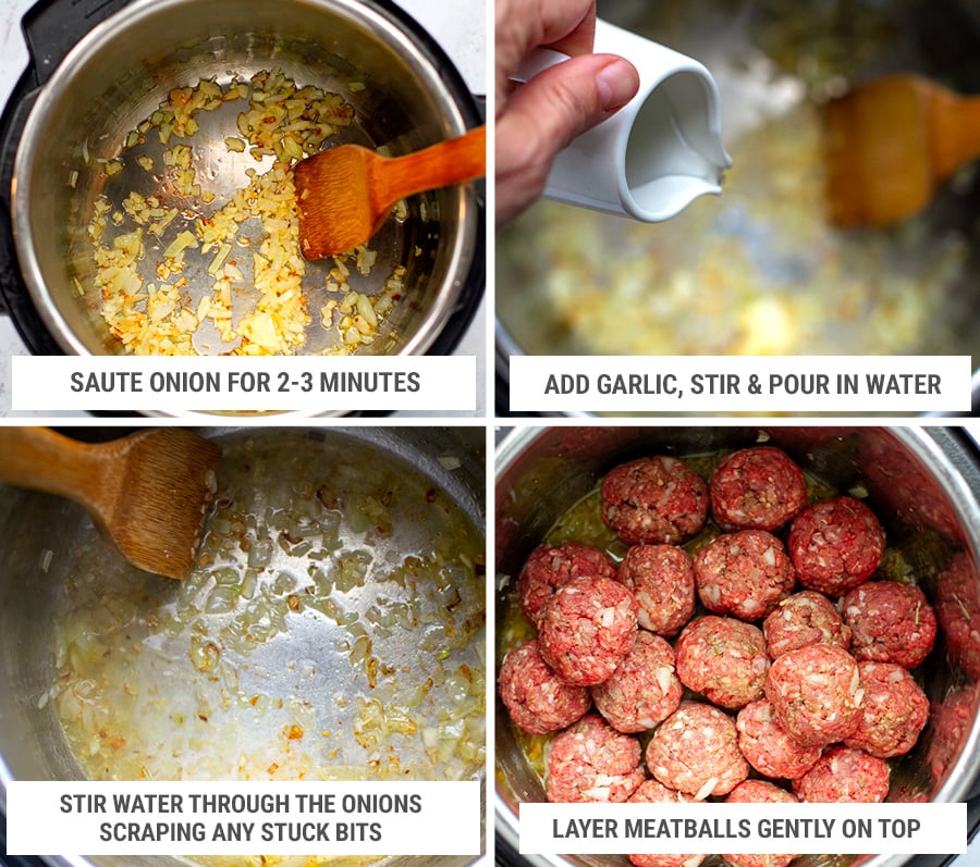 How to cook Italian meatballs in Instant Pot