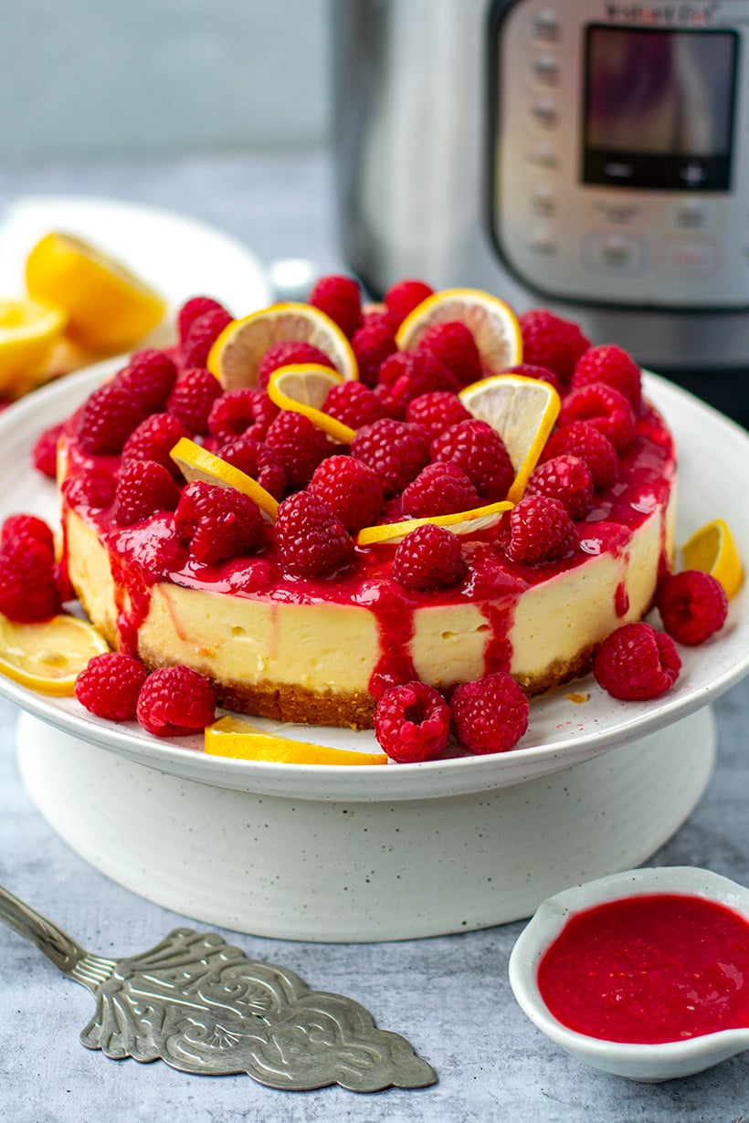 instant pot raspberry cheesecake recipe