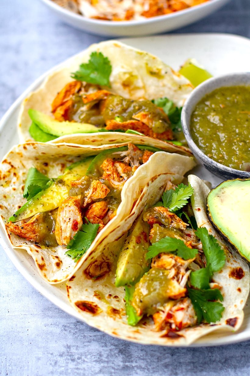 Easy Instant Pot Chicken Tacos With 5 Ingredients