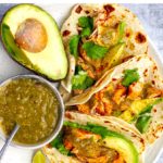 Easy 5-Ingredient Chicken Tacos With Salsa Verde (Instant Pot)