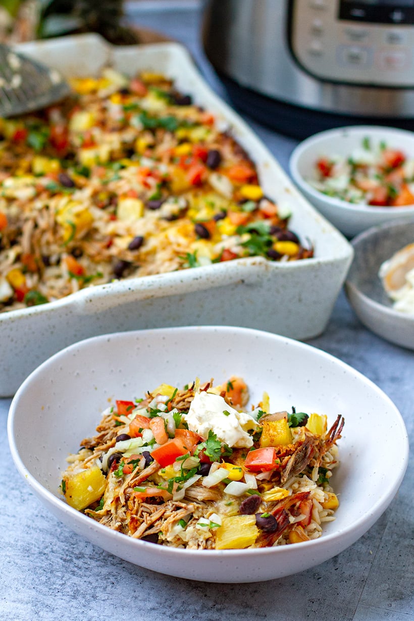 Instant Pot Pork & Rice Casserole (Al Pastor Inspired)