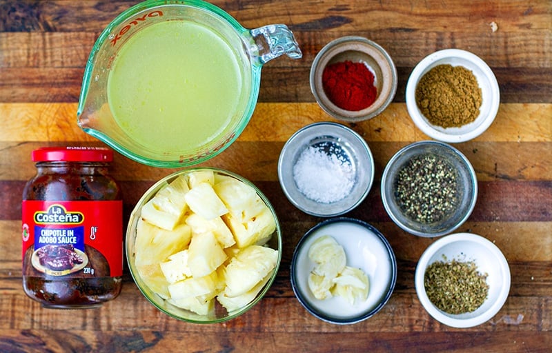 Pork al pastor marinade ingredients