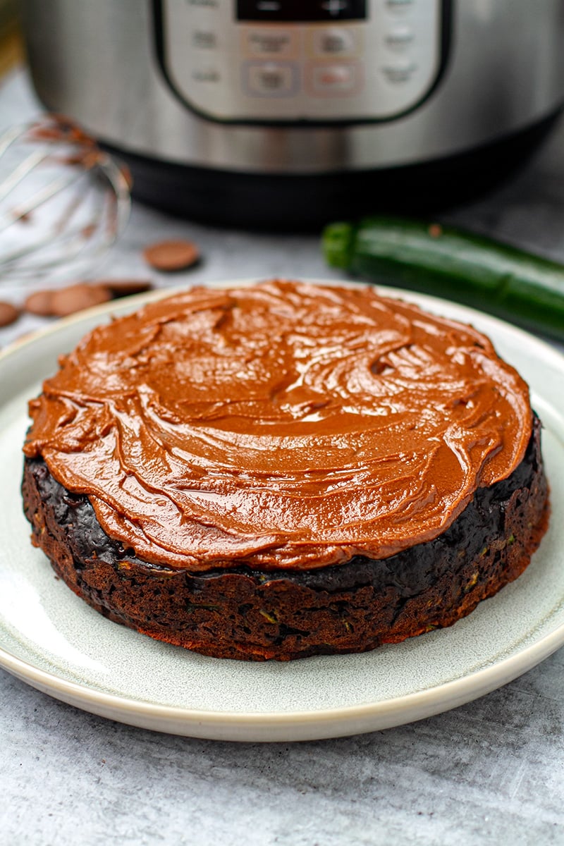 Chocolate zucchini cake in the Instant Pot