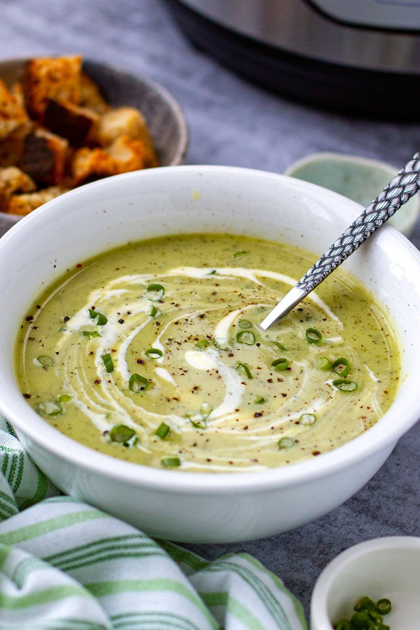 Creamy Zucchini Soup (Instant Pot Recipe)