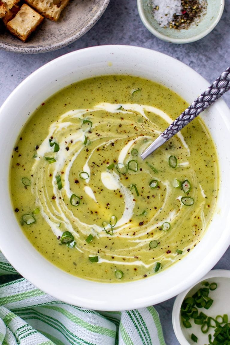 Creamy Instant Pot Zucchini Soup