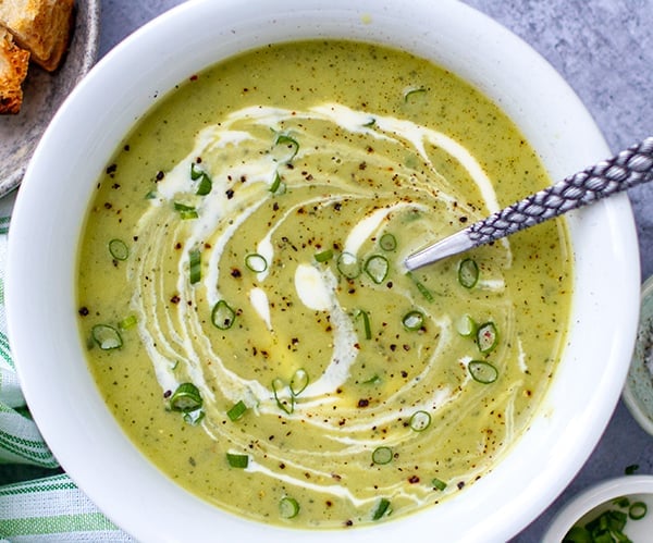 Instant Pot zucchini soup recipe