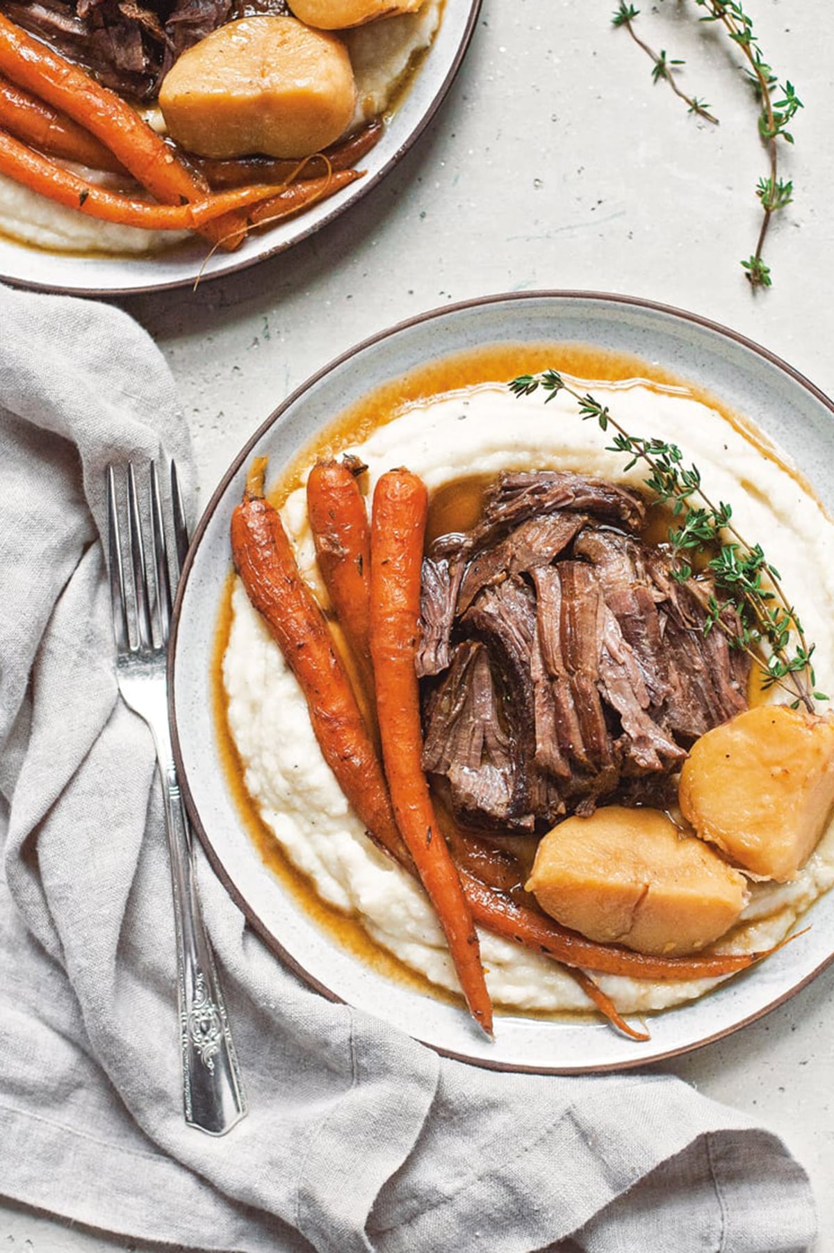 Balsamic Pot Roast With Dijon Mustard