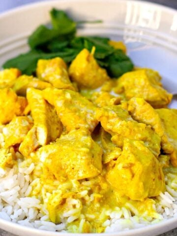 Instant Pot coconut chicken curry easy recipe