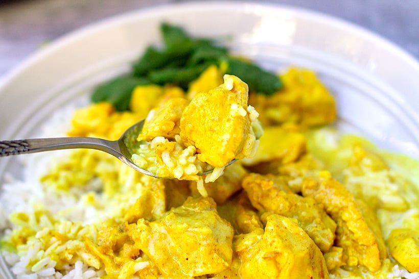 Instant Pot Coconut Chicken Curry - Quick And Easy