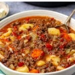 Instant Pot Ground Beef Stew Recipe