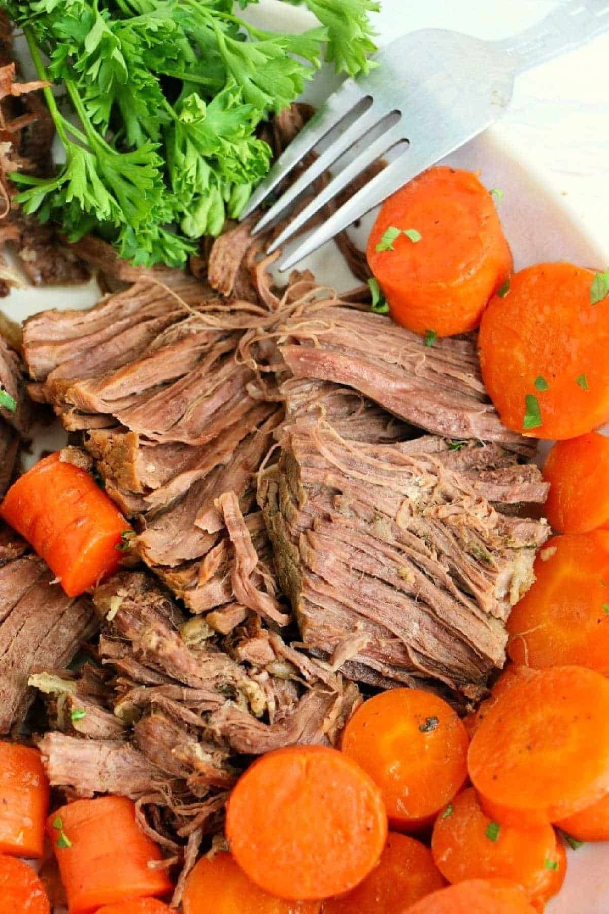 Tender Frozen Roast in Instant Pot