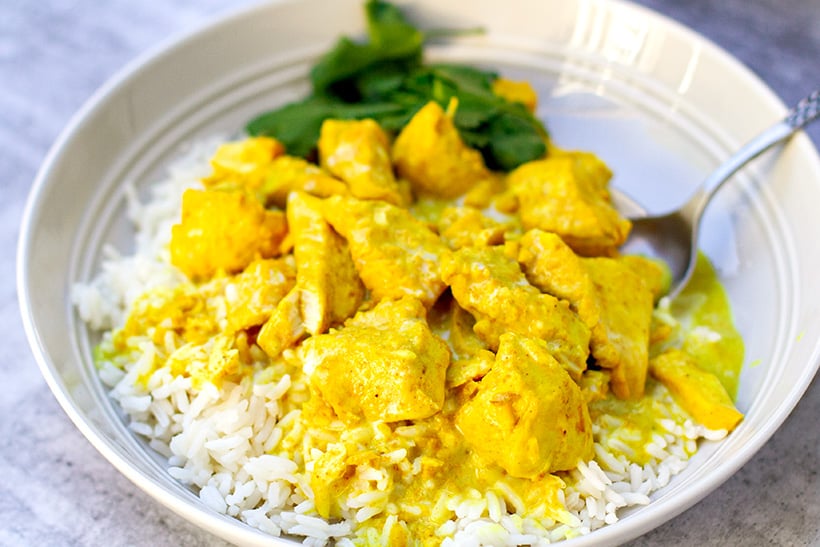 Instant pot chicken curry