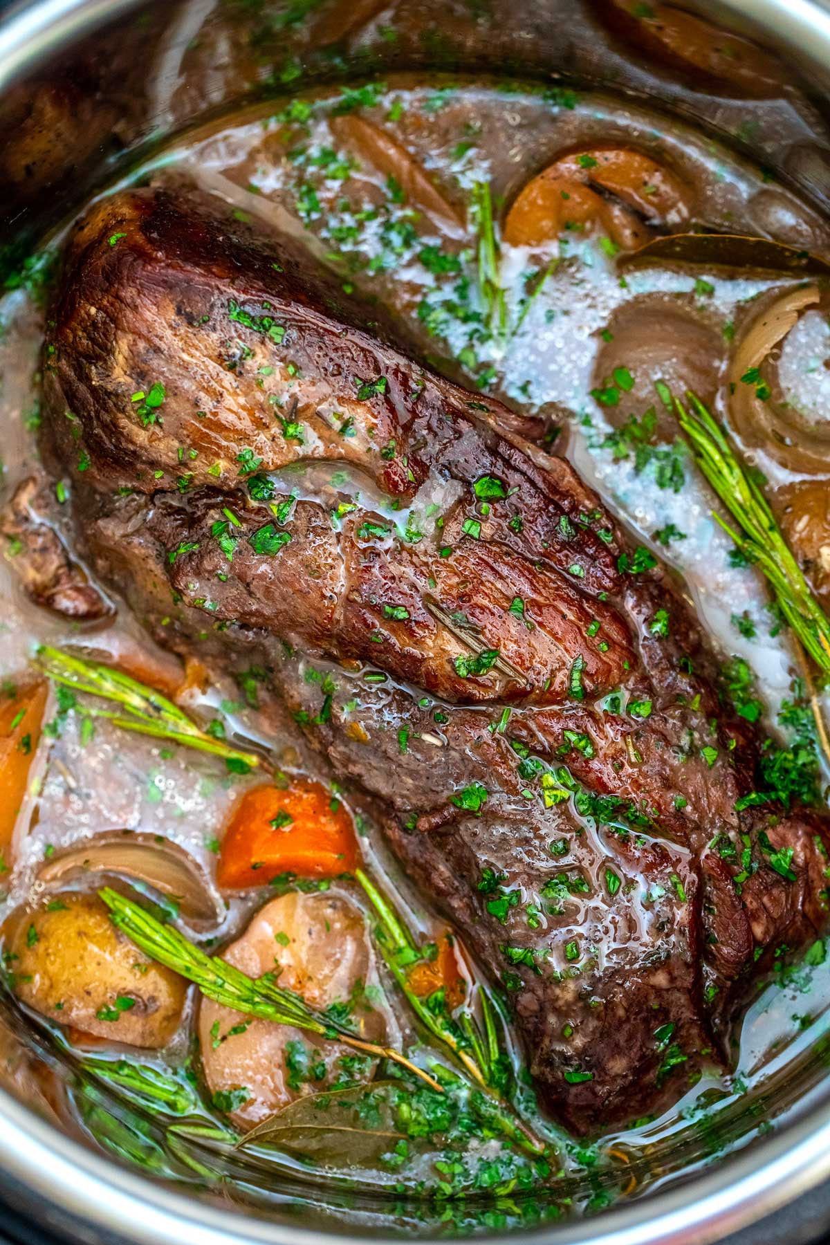 Instant Pot Red Wine Beef Roast