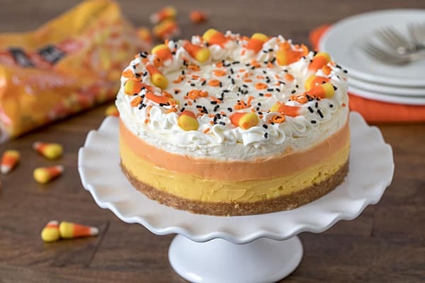 PRESSURE COOKER CANDY CORN CHEESECAKE