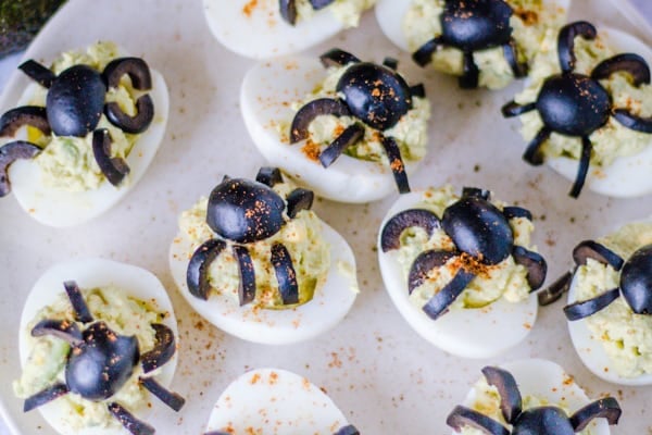 Instant Pot Halloween Deviled Eggs