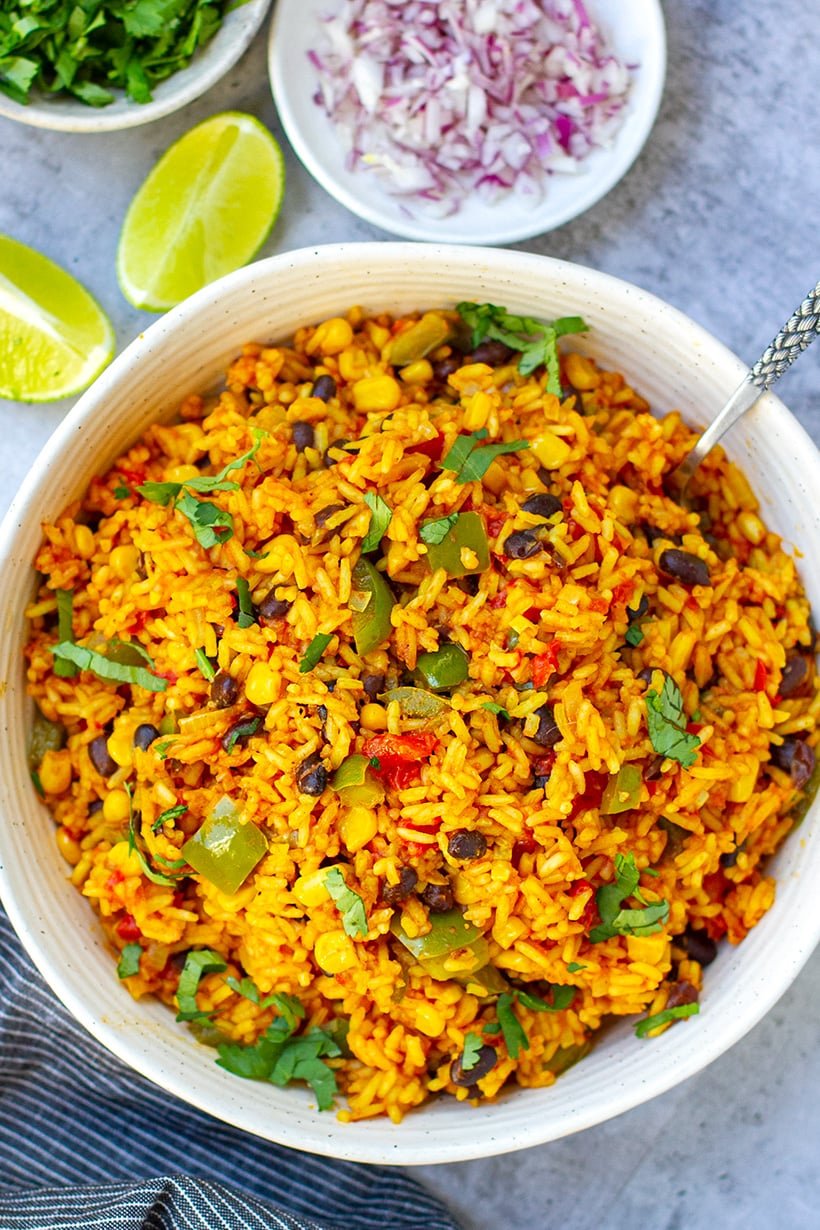 Southwest Rice (Instant Pot Recipe, Serve 5 Ways)