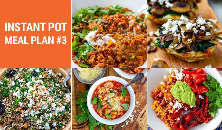 Instant Pot Vegetarian Meal Plan #3 