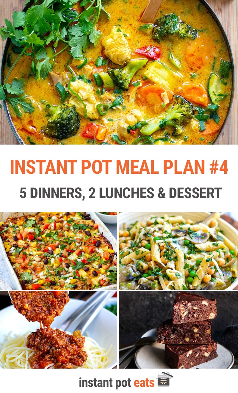 Instant Pot Meal Plan #4