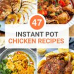 instant pot chicken recipes pin image