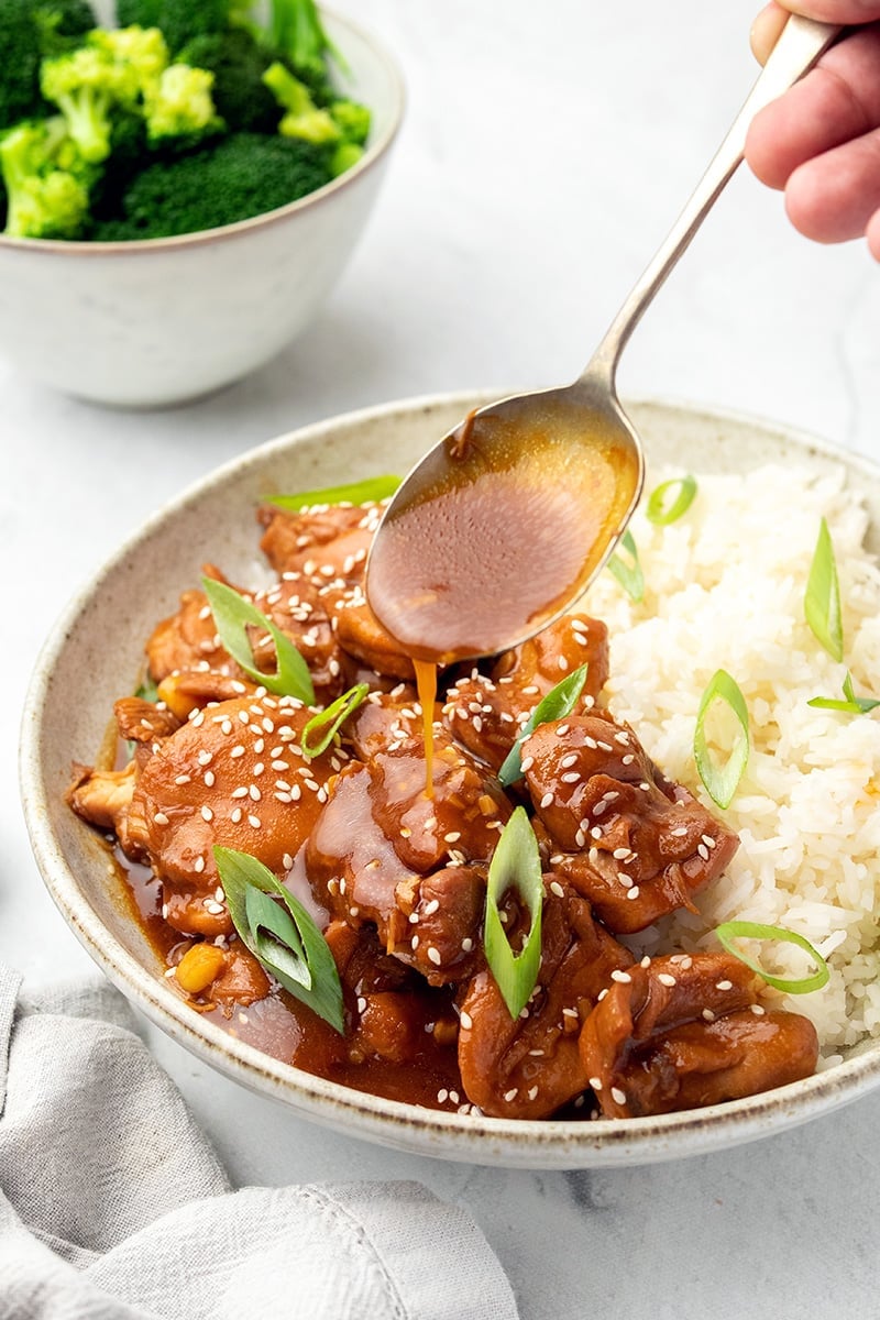 Instant pot discount teriyaki chicken thighs