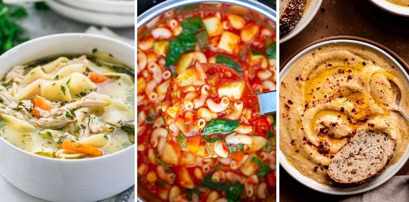 Best soups in the Instant Pot: chicken noodle, minestrone, creamy cauliflower