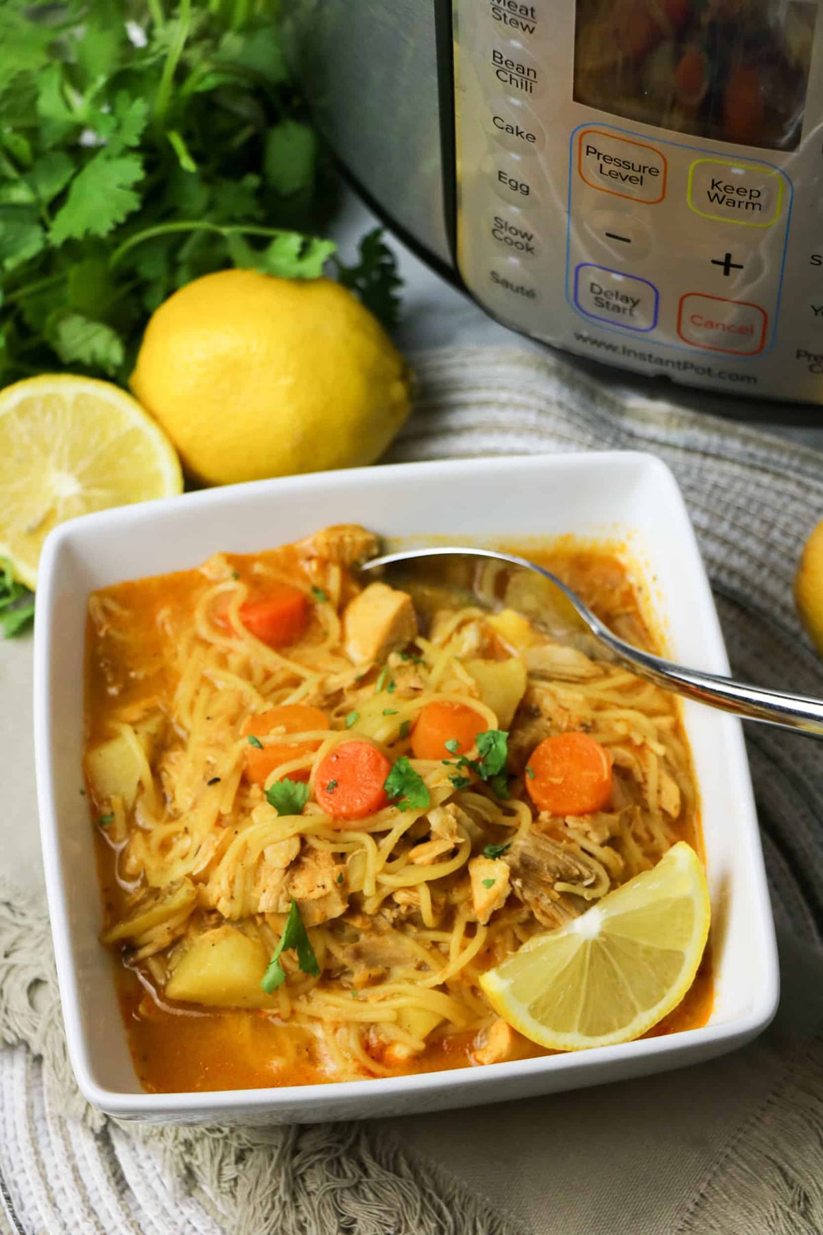 Instant Pot Cuban Noodle Soup