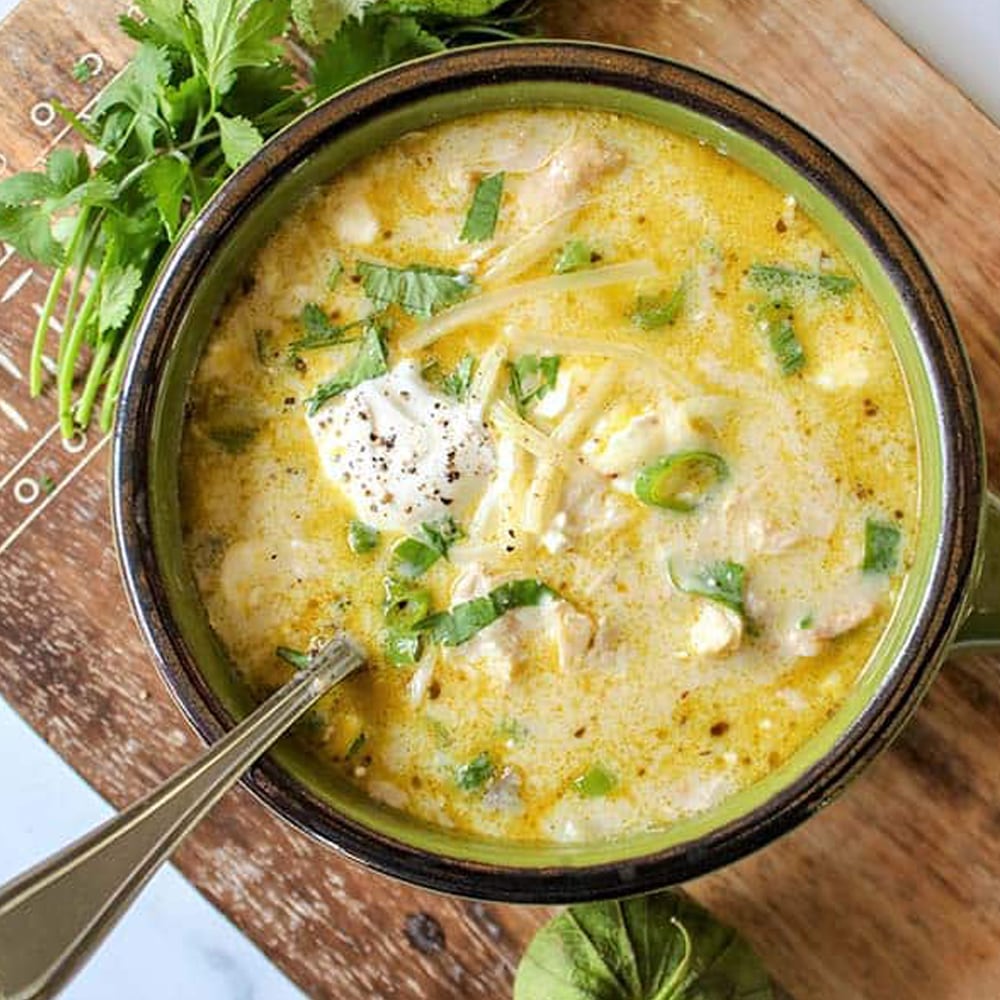 GREEN ENCHILADAS CHICKEN SOUP