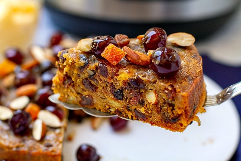 Instant Pot Fruit Cake Perfect Winter Christmas Dessert