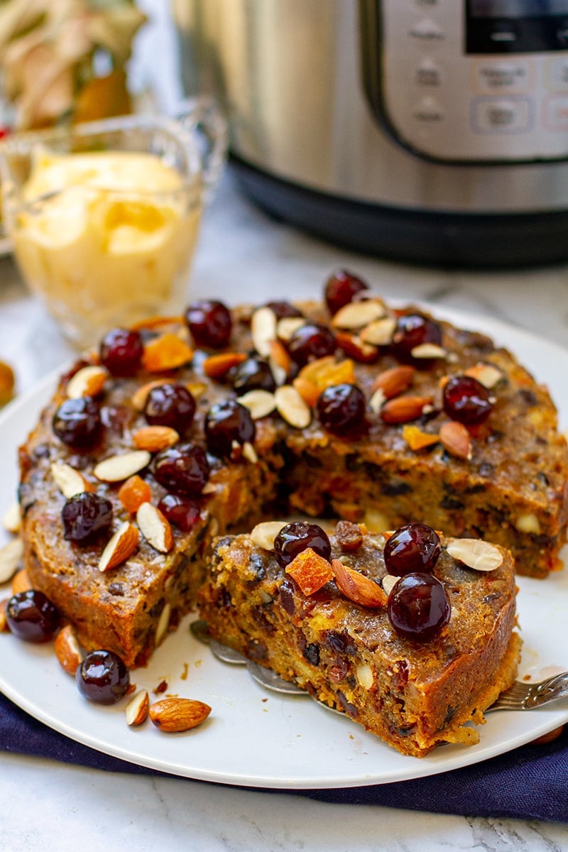 Instant Pot Fruit Cake For Christmas Or Thanksgiving