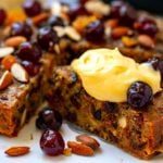 Instant Pot Fruit Cake With Custard