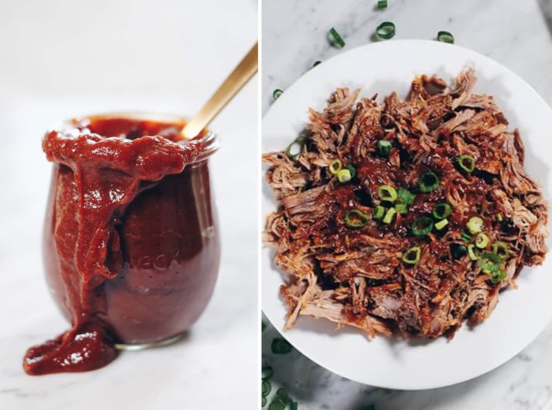 Instant Pot Whole30 Pulled Pork with BBQ Sauce