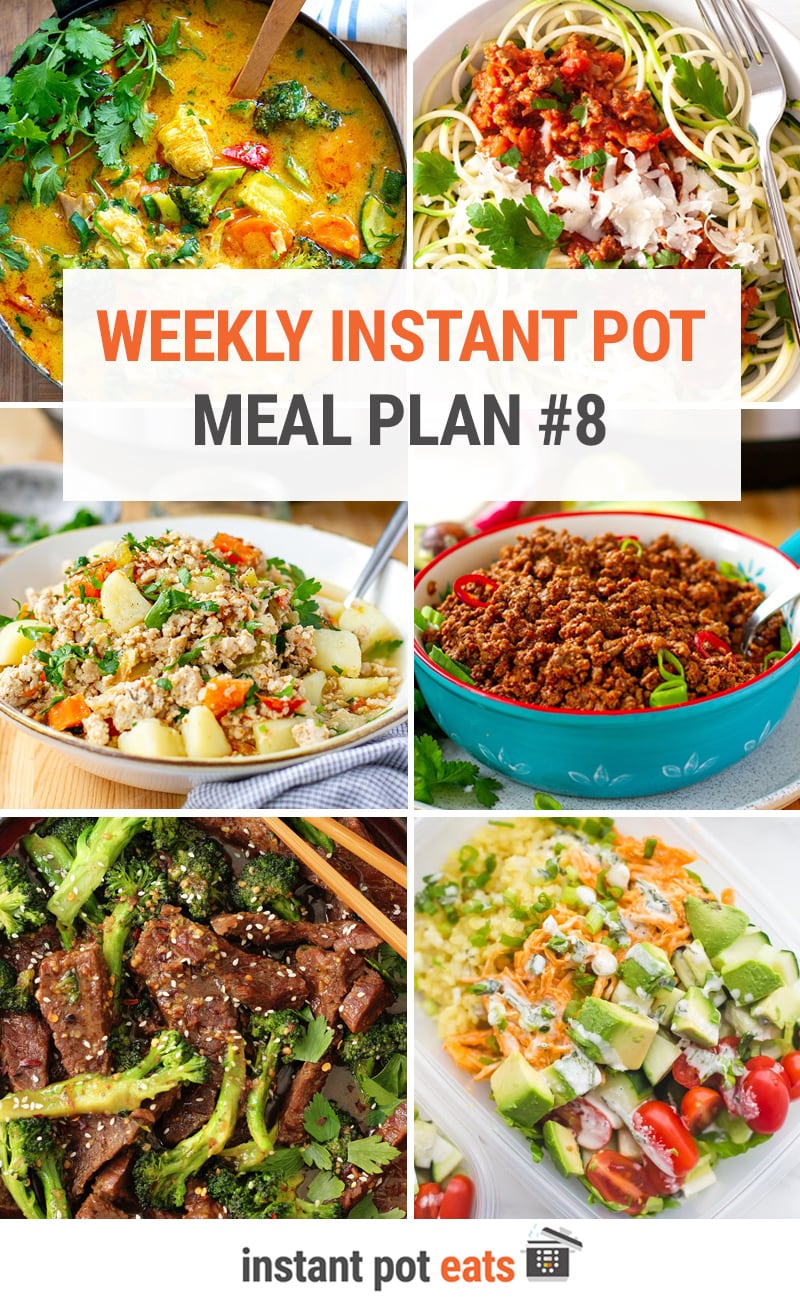 Instant Pot Meal Plan #8 (Whole30, Paleo, Gluten-Free)
